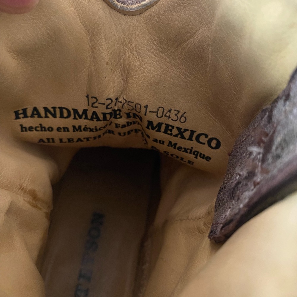 Stetson Womens Size 8.5 Boots Leather . - Picture 6 of 7